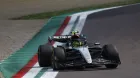 Lewis Hamilton en Imola este domingo