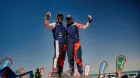 Laia Sanz y Maurizio Gerini en el Dakar 2024