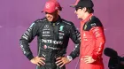 Lewis Hamilton y Charles Leclerc en Austin