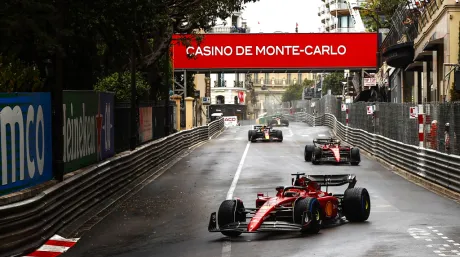 Leclerc en Mónaco 2022.
