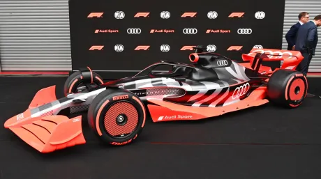 Coche de Fórmula 1 con los colores de Audi - SoyMotor.com