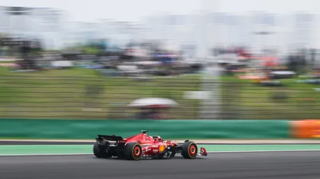 Charles Leclerc durante el GP de China