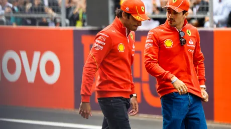 Carlos Sainz y Charles Leclerc el fin de semana del GP de China