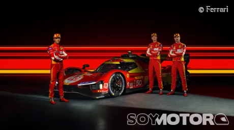 El Ferrari 499P #50 de Miguel Molina, Antonio Fuoco y Nicklas Nielsen