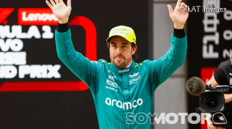 Fernando Alonso tras la clasificación del GP de China