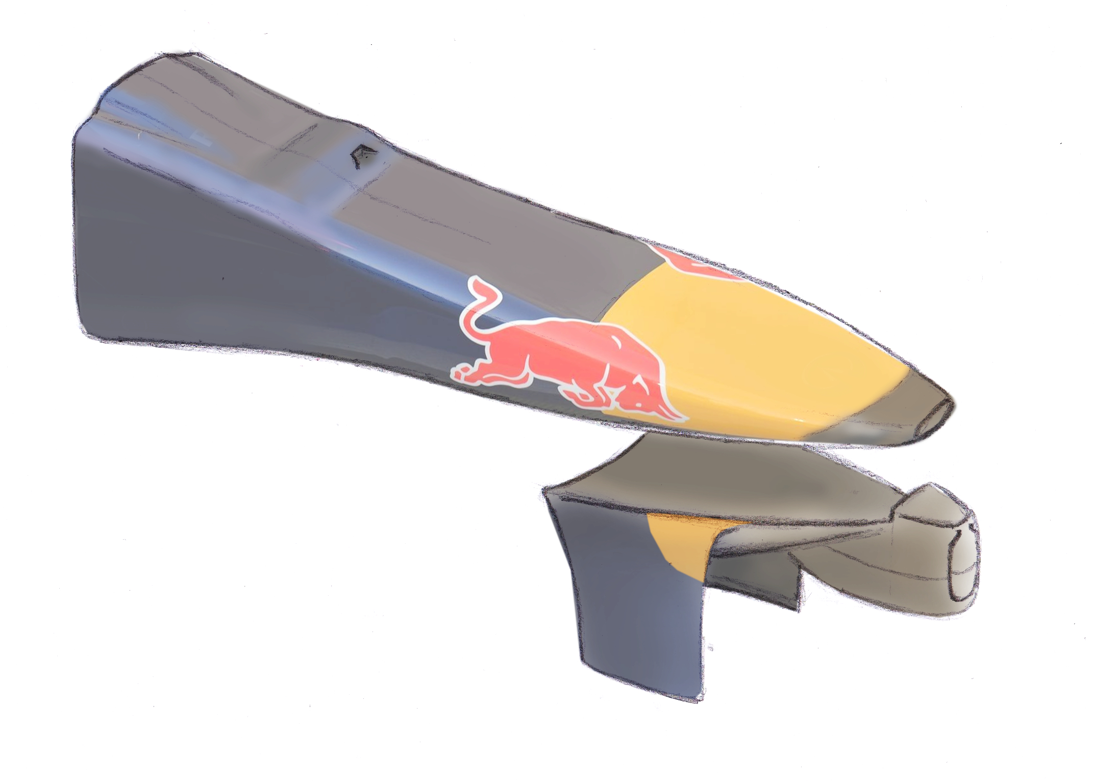 Detalle morro del Red Bull RB10