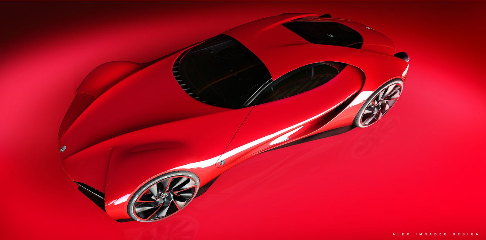 Alfa Romeo 6C Disco Volante Concept Car