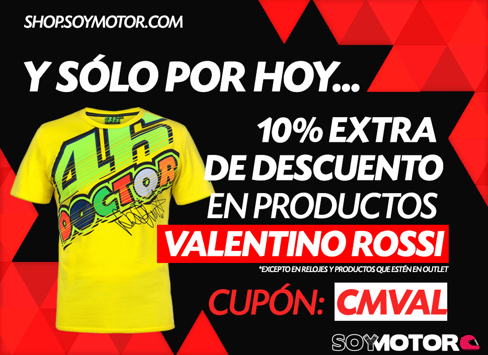 Cyber Monday en Shop.soymotor.com – oferta especial en Valentino Rossi–