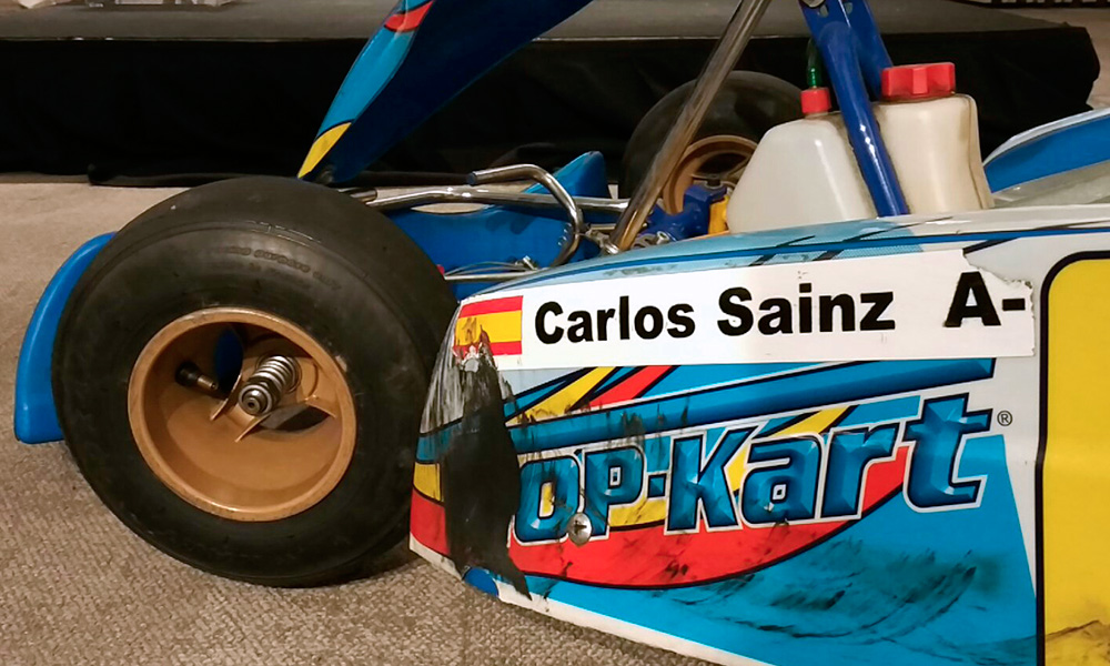 Carlos Sainz kart