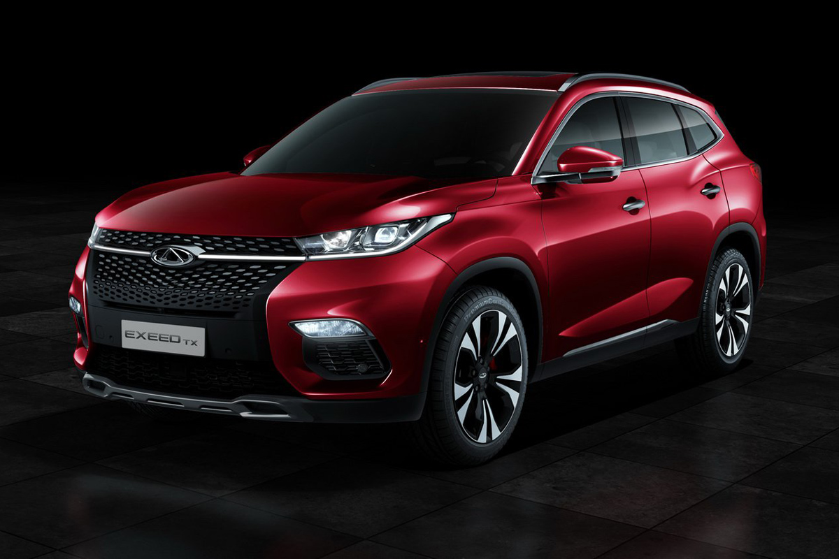 Chery Exeed TX PlugIn Hybrid en Europa en 2020