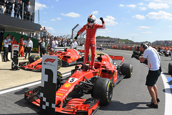 Sebastian Vettel en Silverstone - SoyMotor.com