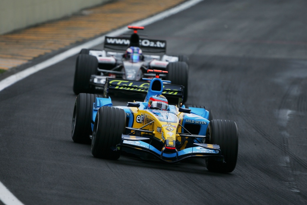 Alonso en Brasil 2005.