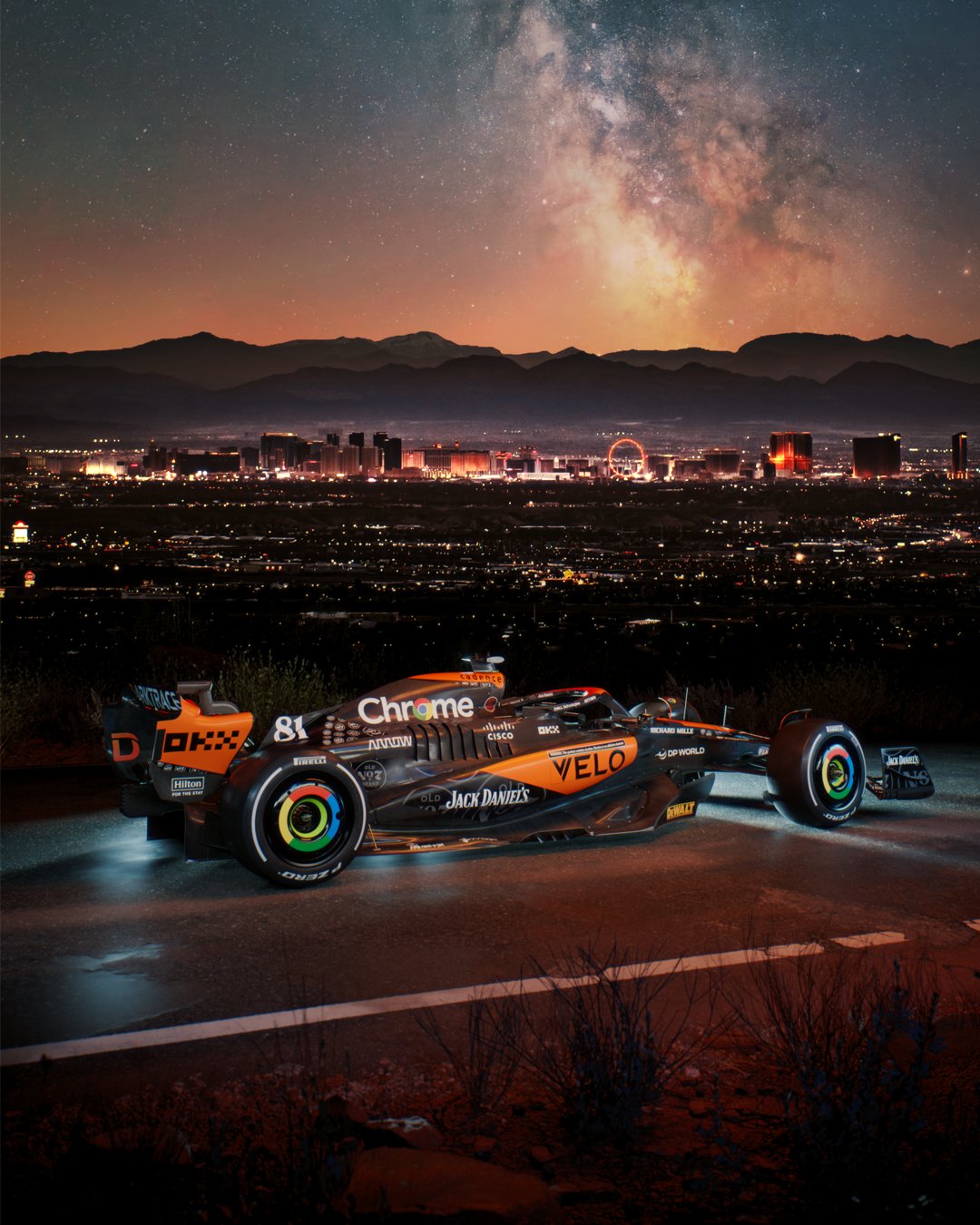 McLaren apuesta por el negro para Las Vegas