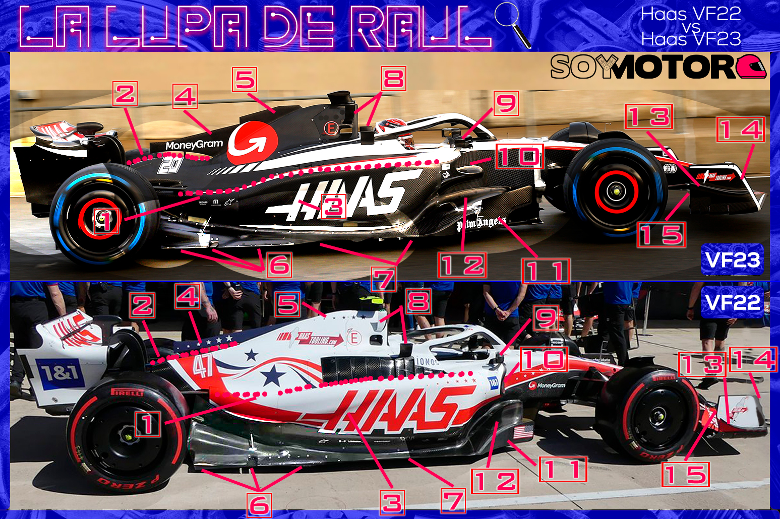 VF23 lateral vs. VF22