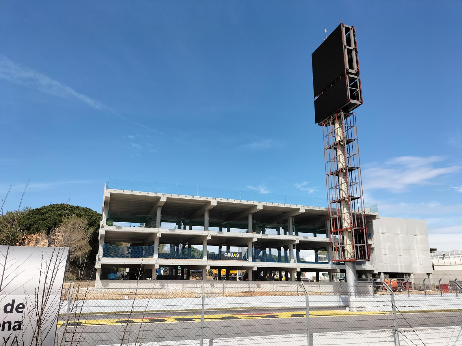 Obras del Circuit de Barcelona-Catalunya