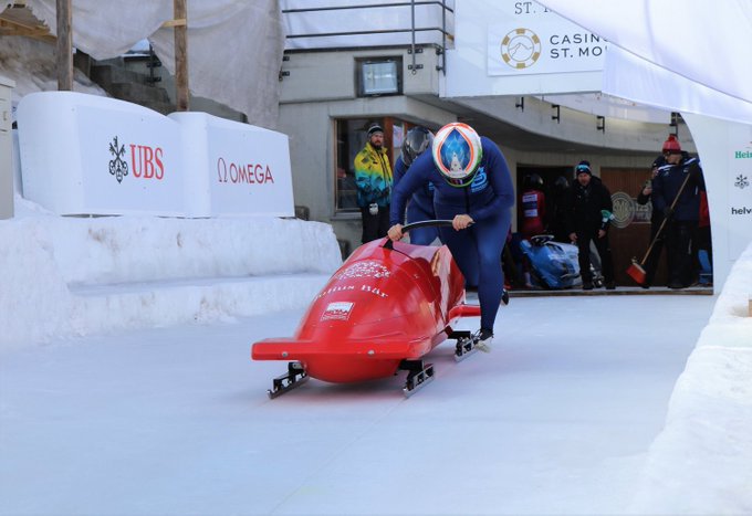 Simona de Silvestro practica bobsleight