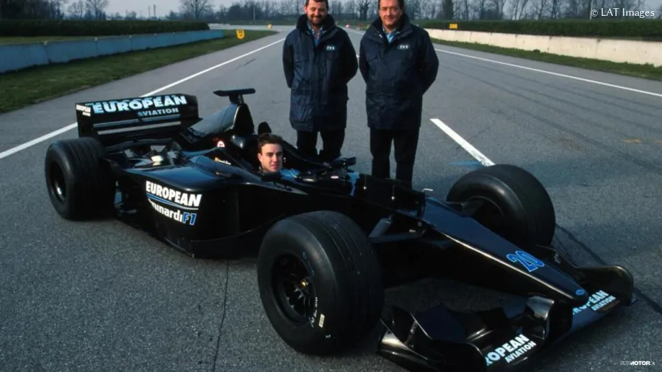 Fernando Alonso, Paul Stoddart y Giancarlo Minardi