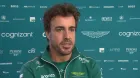 Fernando Alonso, en la presentación del AMR23