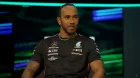 Lewis Hamilton en la presentación del W14