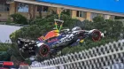 El Red Bull de Sergio Pérez tras el accidente en Mónaco