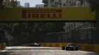 Logos de Pirelli en Bakú