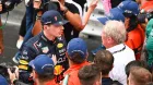 Max Verstappen y Helmut Marko en Mónaco