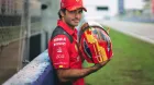 Casco de Carlos Sainz para el GP de España F1 2023