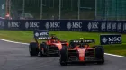 Sainz y Leclerc en Spa.