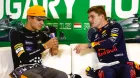 Max Verstappen y Lando Norris en Hungría