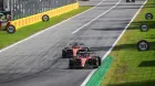 Carlos Sainz y Charles Leclerc en Monza