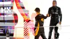 Lando Norris y Lewis Hamilton en Singapur