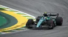 Fernando Alonso durante la clasificación en Brasil