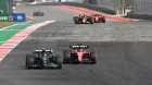 Lewis Hamilton y Charles Leclerc en Austin