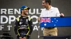 Daniel Ricciardo y Cyril Abiteboul en Australia