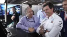 Toto Wolff y Jean Todt en Canadá