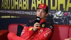 Charles Leclerc en la rueda de prensa del GP de Abu Dabi