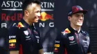 Max Verstappen y Alexander Albon en Australia