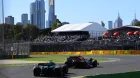 Sergio Pérez y Max Verstappen en el GP de Australia