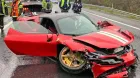 El Ferrari SF90 Stradale accidentado en Finlandia - SoyMotor.com