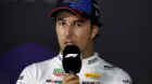Sergio Pérez en la rueda de prensa del GP de Arabia Saudí