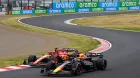 Charles Leclerc y Max Verstappen en la primera sesión del Gran Premio de Japón