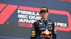 Max Verstappen tras ganar el Gran Premio de Japón