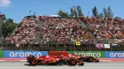 Charles Leclerc y Carlos Sainz pelean por posición en el GP de España
