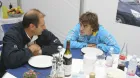 Fernando Alonso y Bruno Michel en Alemania 2005
