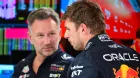 Christian Horner y Max Verstappen la semana pasada en Austria