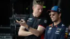 Nico Hülkenberg y Sergio Pérez en Barcelona hace un par de semanas