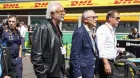 Flavio Briatore y Stefano Domenicali en Bélgica