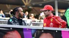 Lewis Hamilton y Charles Leclerc en Baréin