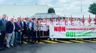 Protestas de los trabajadores de Viry-Châtillon en Monza