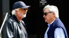 Flavio Briatore y Carlos Sainz Sr. en Barcelona